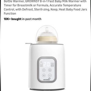 GROWNSY 8-in-1 Baby Bottle Warmer